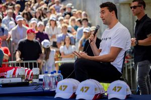 Der Podcaster Kirk ist erschossen worden. - Foto: Tess Crowley/The Deseret News/AP/dpa