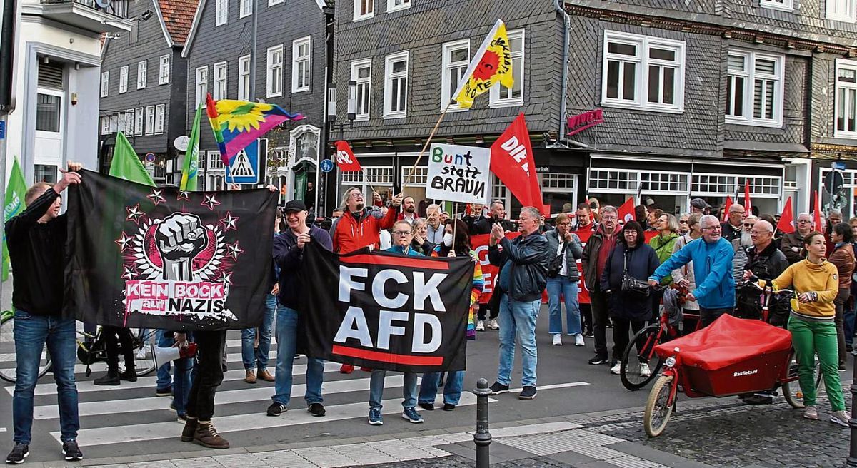 Lippstadt demonstriert am Samstag ab 11 Uhr auf dem Rathausplatz gegen die AfD. Archivfoto: Rückert