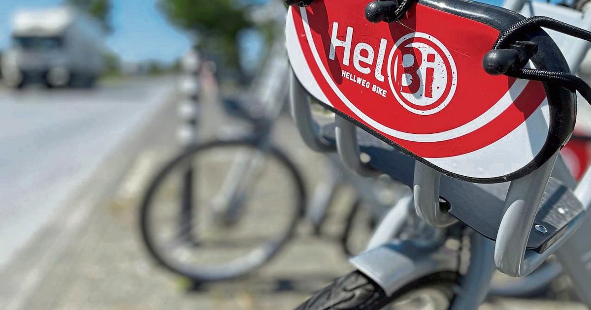 Laut RLG wird das Mietsystem Helbi in Lippstadt (hier Mieträder an der Hansastraße) besonders gut angenommen. Foto: Winkelmann