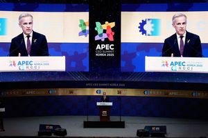 Kanadas Premierminister traf Chinas Staatschef Xi beim Apec-Gipfel - Foto: Ng Han Guan/AP/dpa