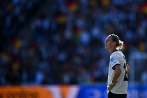Fußballerin mit beruflichem Weitblick: Klara Bühl. - Foto: Sebastian Christoph Gollnow/dpa