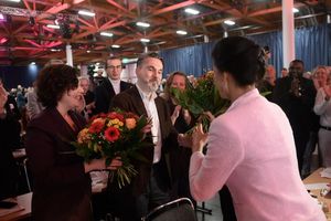 Führungswechsel beim BSW: Wagenknecht hat die Spitze abgegeben, Fabio De Masi und Amira Mohamed Ali übernehmen im Duo. - Foto: Klaus-Dietmar Gabbert/dpa