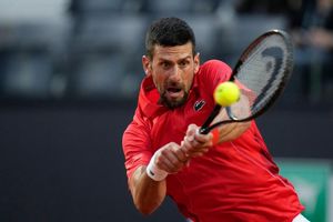 Novak Djokovic während seines Spiels gegen Corentin Moutet. - Foto: Alessandra Tarantino/AP/dpa