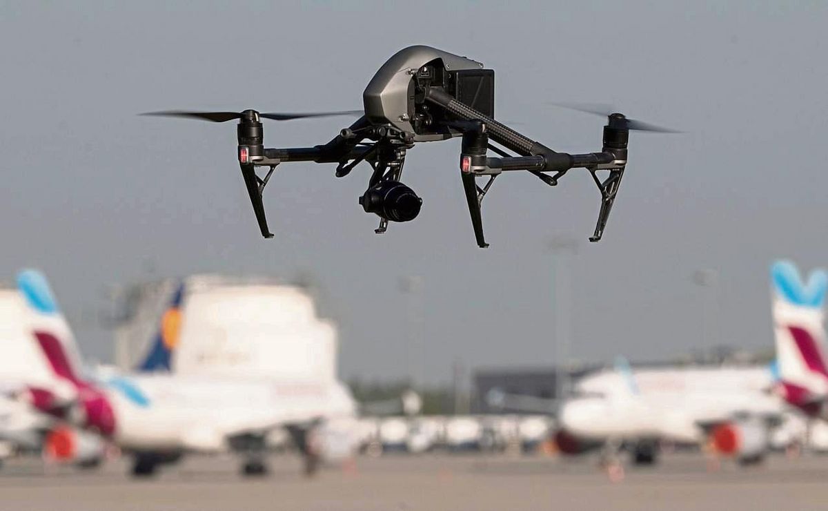 Nach zahlreichen Drohnensichtungen an Flughäfen auch in Deutschland: Auch am PAD steht man kontinuierlich im Austausch mit den Behörden. Symbolfoto: DPA
