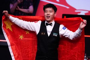 Nicht zu schlagen im WM-Finale: Zhao Xintong. - Foto: Mike Egerton/PA Wire/dpa