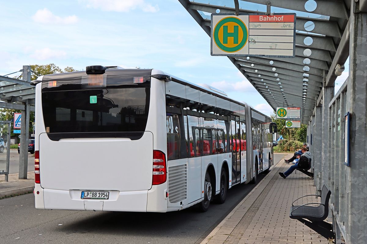 Der Geseker Busbahnhof. Symbolbild: Dietz