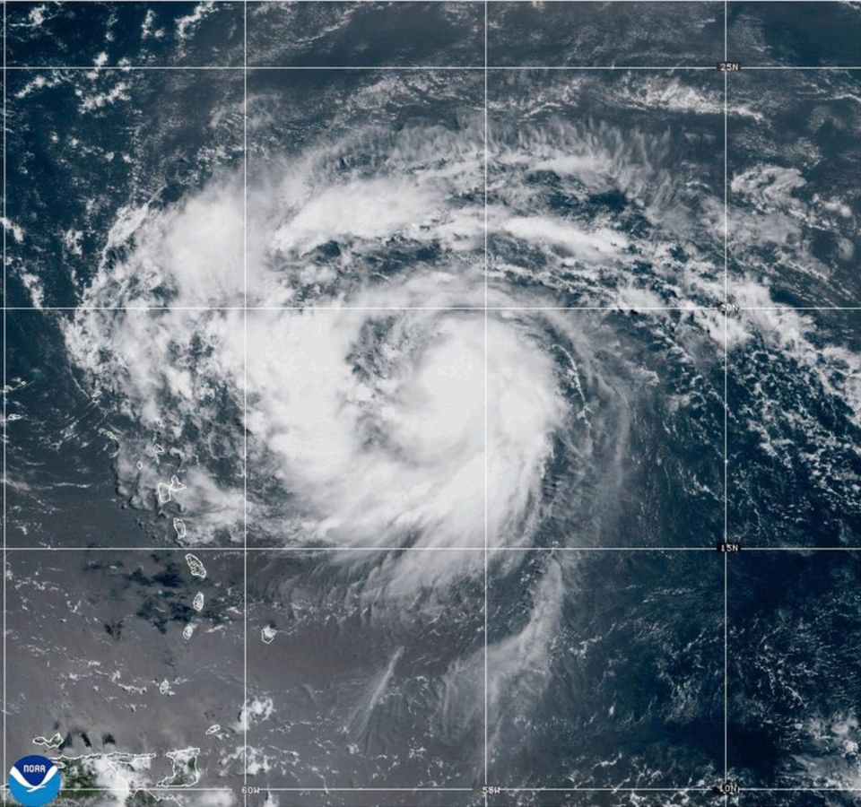 Die Hurrikansaison erstreckt sich im Atlantik von Juni und bis November. - Foto: Uncredited/NOAA/AP/dpa