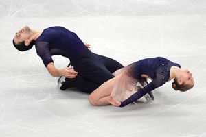 Minerva Hase (r) und Nikita Volodin mussten sich bei der EM mit Silber begnügen. - Foto: Mike Egerton/PA Wire/dpa