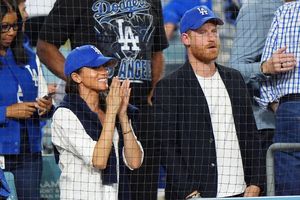 Beim Spiel der L.A. Dodgers gegen die Toronto Blue Jays hatten Harry und Meghan deutlich ihre Unterstützung für das Team aus Los Angeles gezeigt. (Archivbild) - Foto: Frank Gunn/The Canadian Press via AP/dpa