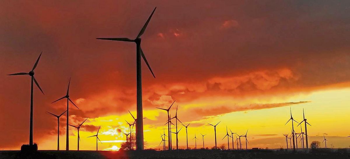 Mit der Planung und dem Bau von insgesamt 18 Windrädern beschäftigte sich der Rüthener Stadtrat. Foto: Birte Schönhense