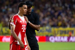 Bislang setzte Trainer Vincent Kompany Bayern-Star Jamal Musiala nur als Einwechselspieler. - Foto: Sven Hoppe/dpa