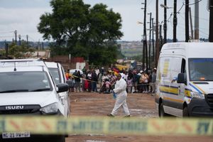 Die Tat geschah nachts im Township Bekkersdal bei Johannesburg. - Foto: Alfonso Nqunjana/AP/dpa