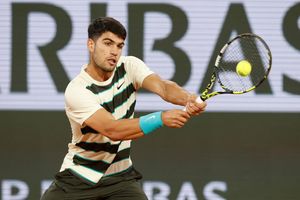 Steigerte sich sukzessive: Alcaraz. - Foto: Loic Baratoux/ZUMA Press Wire/dpa