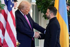 Trump appelliert an Russland und die Ukraine. - Foto: Alex Brandon/AP/dpa
