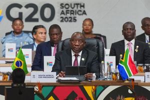 Trotz des US-Boykotts kann der südafrikanische Präsident Cyril Ramaphosa beim G20-Gipfel in Johannesburg punkten. - Foto: Misper Apawu/Pool AP/AP/dpa