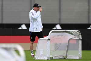 Julian Nagelsmann beim Abschlusstraining. - Foto: Federico Gambarini/dpa