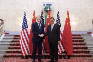 China und die USA sprechen in London über ihren Handelsstreit. - Foto: Li Ying/XinHua/dpa