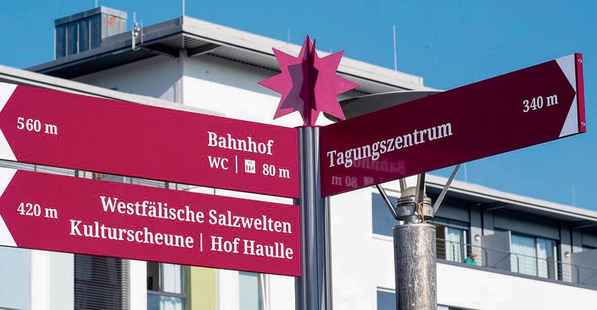 Wo geht’s in Richtung Zukunft? Auch der Kurort Bad Sassendorf setzt auf City-Management-Inhalte. Foto: Dahm