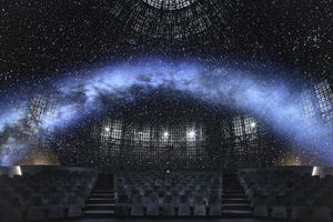 Das Planetarium in Prag nutzt selbstleuchtende Lichtquellen anstatt Projektoren. - Foto: Fotostudio Boysplaynice/Planetarium Prag/dpa