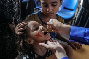 Die Impfrate ist durch den Konflikt drastisch gesunken (Archivbild) - Foto: Abed Rahim Khatib/dpa