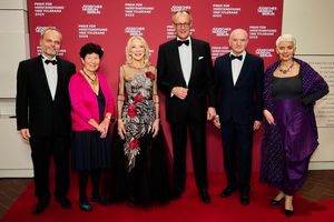 Der Preis für Verständigung und Toleranz geht in diesem Jahr an die ehemalige US-Botschafterin Amy Gutmann und den Physiker Daniel Zajfman - Foto: David Ausserhofer/Ausserhofer/Breloer/dpa