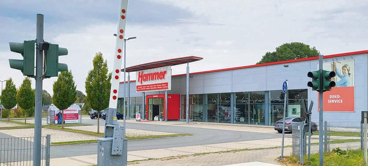 Wahrscheinlich bis Ende Oktober hat der Hammer-Markt in Lippstadt noch geöffnet. Foto: Schwade