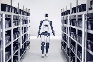 Der humanoide Roboter Agile One soll ab Anfang 2026 bei München in Serie produziert werden. (Handout) - Foto: Agile Robots/dpa