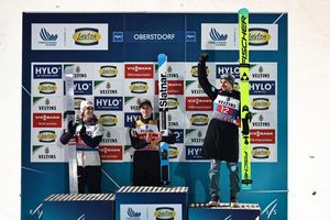 Hoffmann rückte unverhofft aufs Podium. - Foto: Daniel Karmann/dpa