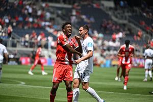 Kingsley Coman ist der erste Torschütze der neuen Club-WM. - Foto: Sven Hoppe/dpa