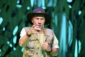 Der Schauspieler und "Tatort"-Kommissar Richy Müller probt für eine Gastrolle im Musical "Tarzan". - Foto: Bernd Weißbrod/dpa