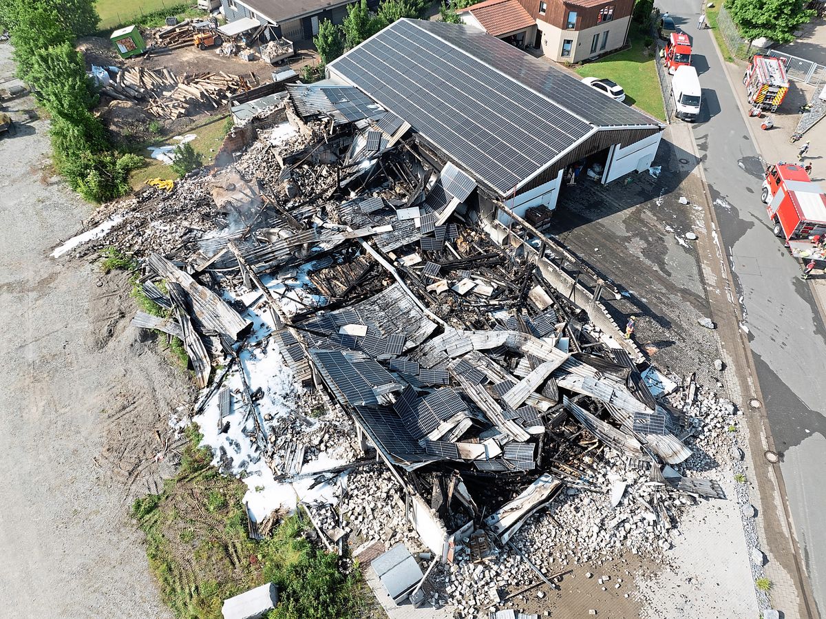 Die Halle ist inzwischen abgerissen worden. Foto: Eickhoff