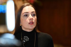 Olexandra Matwijtschuk und ihre Menschenrechtsorganisation Center for Civil Liberties haben 2022 mit Aktivisten aus Belarus und Russland den Friedensnobelpreis bekommen. - Foto: Markus Lenhardt/dpa