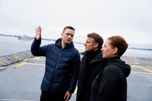 Macron und Frederiksen machen sich für souveränes Grönland stark (Foto-aktuell). - Foto: Mads Claus Rasmussen/Ritzau Scanpix/AP/dpa