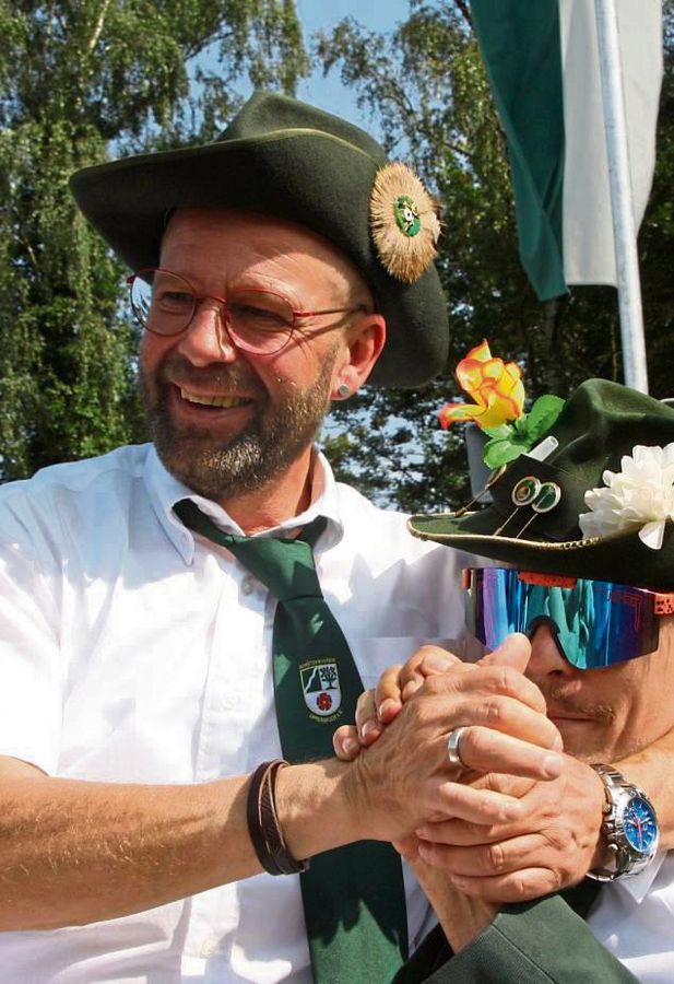 Ulli Migge hat sich mit dem 549. Treffer die Königswürde hart erkämpft. Foto: Wissing
