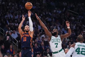 Jalen Brunson führte die Knicks zum dritten Sieg gegen die Celtics. - Foto: Frank Franklin II/AP/dpa