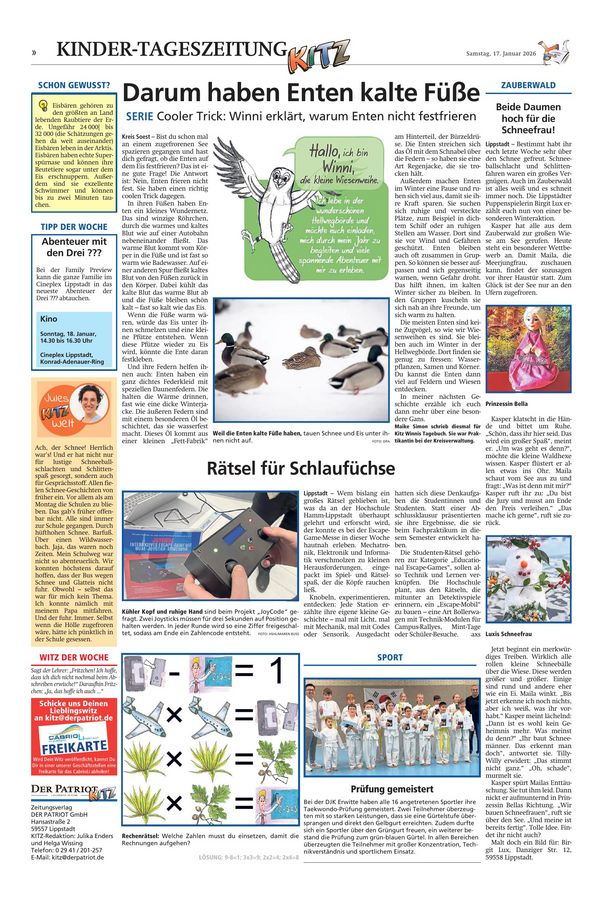 Kitz vom 17. Januar 2026