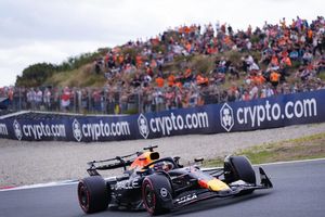 Max Verstappen auf der Strecke. - Foto: Bradley Collyer/PA Wire/dpa