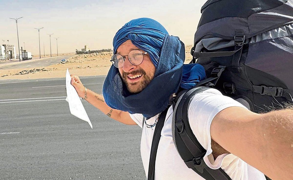 Ohne Flugzeug und zeitliches Limit: Fabian Papenbreer aus Lippstadt hat dem Leben in Deutschland den Rücken gekehrt, um auf Weltreise zu gehen – nachhaltig, langsam, mit wachem Blick für Land und Leute. Fotos: privat