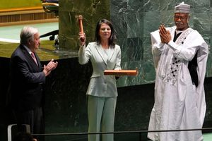 Annalena Baerbock ist jetzt Präsidentin der UN-Vollversammlung. - Foto: Seth Wenig/AP/dpa