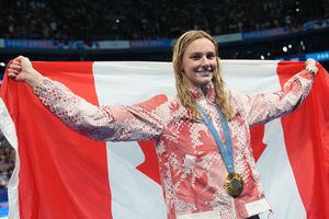 Summer McIntosh ist Olympiasiegerin und Weltrekordhalterin. - Foto: Marcus Brandt/dpa