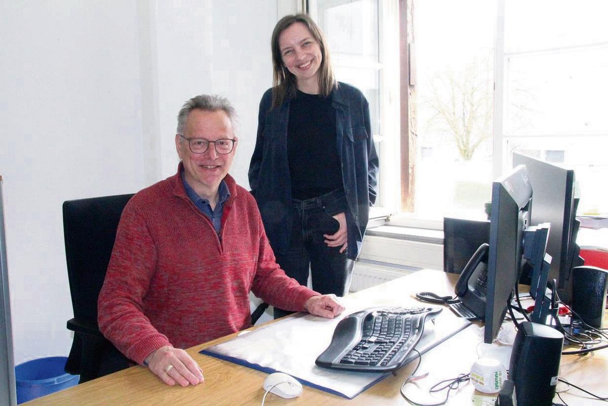 Ein gutes Team: Fachdienstleiter Wolfgang Streblow und Kulturmanagerin Carola Pense. Foto: Balzer