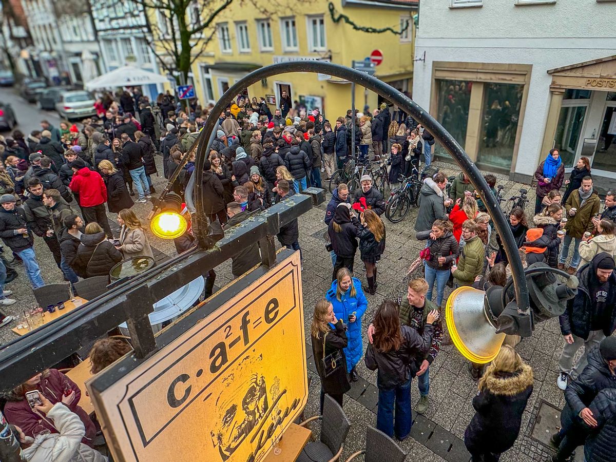 Kurz vor dem Fest ist die Stimmung in der Poststraße besonders festlich. Foto: N. Wissing