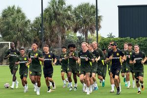 Auf das Achtelfinale bereitete sich Borussia Dortmund noch in Florida vor - Foto: Carsten Lappe/dpa