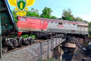 Schon in der Vergangenheit soll Kiew mehrere Sabotageakte auf das russische Bahnnetz verübt haben. (Archivbild) - Foto: Uncredited/Moscow Interregional Transport Prosecutor's Office telegram channel/AP/dpa