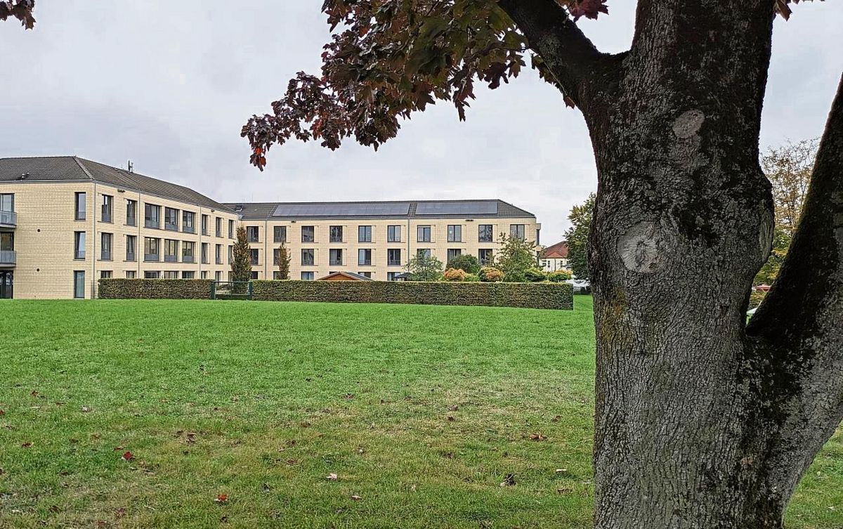 Auf dem Platz des alten Haus Maria soll ein neues Wohn- und Gesundheitsquartier entstehen. Foto: Hannah Wapelhorst