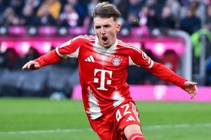 Lennart Karl jubelt nach seinem Tor gegen Freiburg. - Foto: Sven Hoppe/dpa