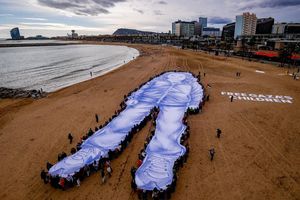 Bild von Hind Rajab - Kundgebung gegen den Krieg in Nahost - Foto: Kike Rincón/EUROPA PRESS/dpa