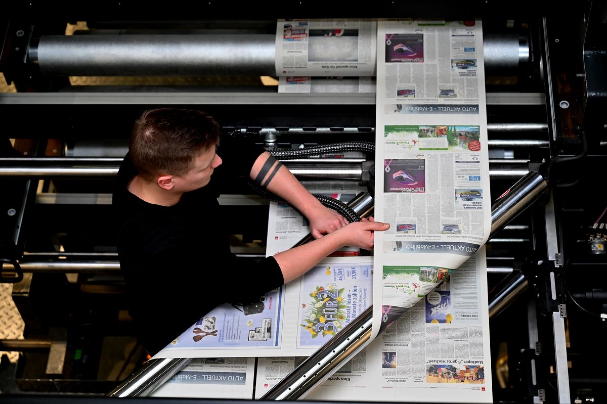 Massive technische Probleme gab es am Abend im Druckzentrum unserer Zeitung. Die aktuelle Print-Ausgabe erscheint daher nur in reduzierter Form. Das E-Paper ist dafür kostenlos freigeschaltet. Foto: Rother