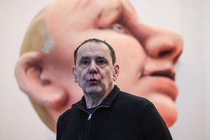 Tilly vor Putin-Figur (Archivbild) - Foto: Oliver Berg/dpa