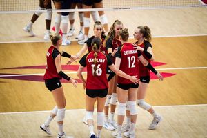 Das deutsche Team scheiterte am großen Favoriten. - Foto: Volleyballworld/dpa
